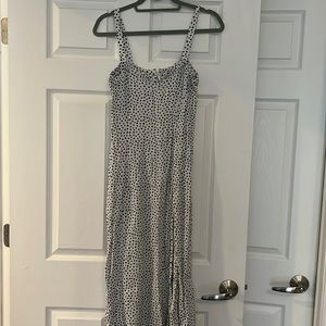 Zara Polka Dot Midi Dress